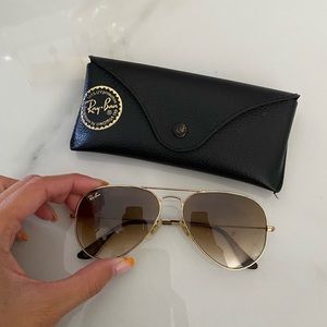 Rayban aviators sunglasses